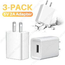 3Pack Wall Charger USB Power Adapter Charging Plug 5V-2A For iPhone iPad Samsung picture