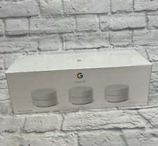 Google Nest 3 PACK Whole Home Wi-Fi System GJ2CQ GA02434-US / WHITE picture