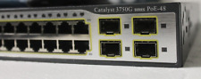 CISCO WS-C3750G-48PS-S  48-Port Gigabit Switch picture