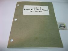 User Manual Datatech Courier-5 Penta I/O Short Card Original 15 Pages - Used picture