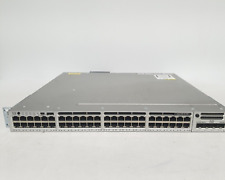 Cisco Catalyst WS-C3850-48U-S 48 Port-Switch With C3850-NM-4-10G Singel Pwr sply picture