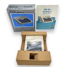 Vintage 1979 Radio Shack TRS-80 Modem II - w/ Box, Manual, Power Supply - NEW picture