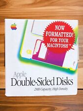 Vtg 1993 Open Box Of 5 New Apple High Density Disks Double Sided 2MB picture