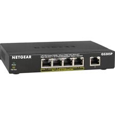 NETGEAR GS305P 5-Port Unmanaged PoE Switch - Black picture