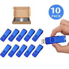 Wholesale Blue 10/ 50/ 100pcs 2GB 4GB 8GB 16G 32G 64G Metal USB 2.0 Flash Drives picture