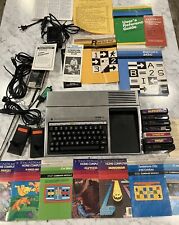 TI-99/4A Texas Instruments Home Computer W Games Wires All Original Papers READ picture