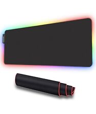 LUXCOMS RGB Soft Gaming Mouse Pad Large Oversized Glowing Led Extended Mousepad picture