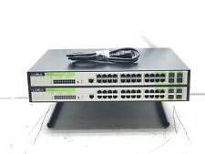 lot of 2 LUXUL XMS-1024p 24 PORT GIGABIT managed POE switch picture
