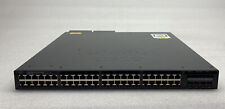 Cisco WS-C3650-48PD-L 48 Port PoE+ 2x 10G SFP+ 1U Base Switch 3650 1x 650WAC PSU picture