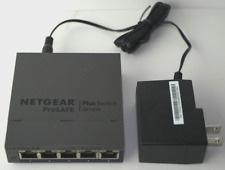 NETGEAR ProSAFE Plus Switch 5 Gigabit Ports GS105Ev2 + Charger Tested *WORKS* picture