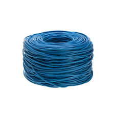 500ft 1000ft CAT5e Bulk Cable Solid Network Wire White Blue Gray Black picture