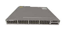 Cisco WS-C3850-48U-S 48 Port Gigabit UPoE Switch C3850-NM-4-1G 1100W picture