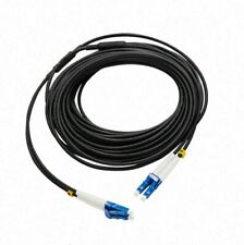 20m Armored Fiber Cable Singlemode LC-LC PVC Armored Fiber Patch Cord Cable-098 picture