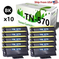 10Pack TN570 Black TN 570 Toner Cartridges for DCP-8040D HL-5170DNLT Printer picture