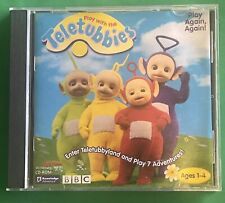 PLAY WITH THE TELETUBBIES BBC Vintage Software Game Windows PC CD-ROM Disc 1998 picture