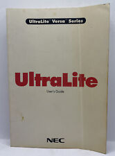 NEC Ultralite Versa Series User Guide 1993 picture