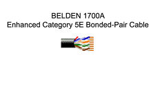Belden 1700A 1,000 FT. Blue Enhanced Category 5E Bonded-Pair Cable, New picture