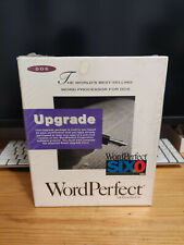 Vintage WordPerfect Upgrade Version 6.0 DOS Rare Brand New Old Stock picture