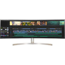 LG 49 Inch 32:9 UltraWide Dual QHD IPS Curved LED Monitor with HDR 10 - Open Box picture