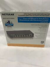 NETGEAR  8-Port Gigabit Ethernet Switch 4-Port POE (GS308P-100NAS)*New picture