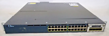 Used Cisco Catalyst 3750-X 24 Port Gigabit Ethernet Switch WS-C3750X-24T-E picture