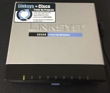 Cisco Linksys SD208 8-Port 10/100 Switch Network Hub Version 1.1- w/ AC Adapter picture