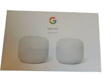 Google Nest Wifi Router and Point - Snow - NEW, SEALED IN BOX picture