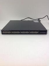 CISCO CATALYST 3650 48 WS-C3650-48PS-L Poe+ 4X1G Network Switch w/PWR C2 640WAC picture