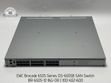 EMC Brocade 6505 Series DS-6505B FC SAN Switch, BR-6505-12-16G-0R, 100-652-600 picture