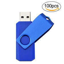 Wholesale Blue 10/ 50/ 100pcs 2GB 4GB 8GB 16G 32G 64G Metal USB 2.0 Flash Drives picture