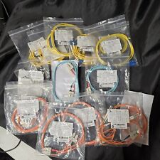 LOT Of 18 Miscellaneous Fiber Optic Patch cords SC/PC, SC/UPC, LC/PC TO SC/PC picture