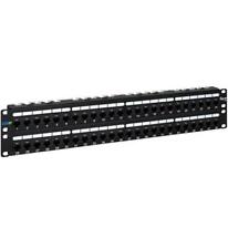 ICC CAT6A UTP Patch Panel in 110 Type with 48 Ports and 2 RMS (icmpp0486b) picture