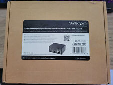 6 Port Unmanaged Industrial Gigabit Ethernet Switch w/ 4 PoE+ Ports and Voltage picture