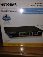 NETGEAR GS305P 5-Port Unmanaged PoE Switch - Black Brand New Sealed Wrapped  picture