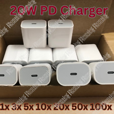 Lot 20W USB Type C Power Adapter Fast Charger Cube Block For iPhone iPad Android picture