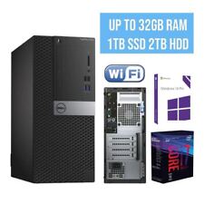 DELL Desktop PC MT intel i7-7700 up to 32GB RAM 1TB SSD 2TB HDD W11P WIFI DVD BT picture