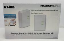 D-Link PowerLine AV+ Mini Adapter Starter Kit DHP-309AV Sealed picture