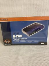 Linksys EFAH08W  8 Port Wokgroup Hub 10/100. Brand New. Sealed Package. picture