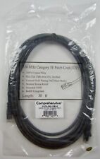 NEW Comprehensive CAT5-350-10BLK 10ft Cat5e Blk Snagless Patch Ethernet Cable picture