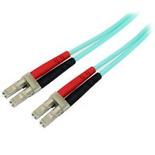 StarTech.com 1m (3ft) LC/UPC to LC/UPC OM4 Multimode Fiber Optic Cable, 50/125�m picture