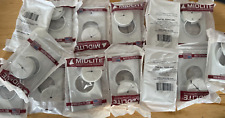 Lot of 14 - Midlite 1-Gang Wireport Wall Plate with Grommet White 1GWH-GR1 picture