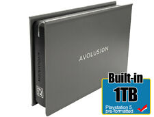 Avolusion Mini Pro-5X 1TB USB 3.0 Portable External Gaming PS5 Hard Drive (Grey) picture