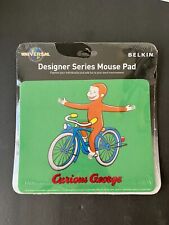 CURIOUS GEORGE Monkey on Bicycle MOUSE PAD NEW NIP Belkin picture