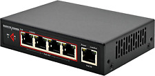 Gigabit Network Poe Extender Ethernet Extender With 4 Port Poe+ Switch,60w-US picture