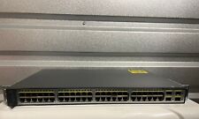 Cisco  Catalyst (WS-C3750V2-48PS-S) 48-Ports-Ports Rack-Mountable Switch Managed picture