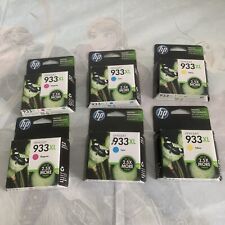 6 Pack Genuine HP 933XL (2)magenta (2)cyan (2)yellow New In Box Expire:2015 picture