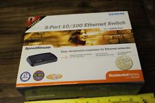 5 Port 10/100 Ethernet Switch Siemens Speedstream NIB picture