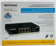Netgear GS305P-100NAS ~ 5-Port PoE Gigabit Ethernet Unmanaged Switch New Sealed picture