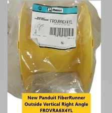 New Sealed PANDUIT FROVRA6X4YL FiberRunner Outside Vertical Right-Angle Fitting picture