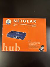 NetGear 4-Port 10/100Mbps Dual Speed Hub Model DS104 W/ Westell Power Supply picture